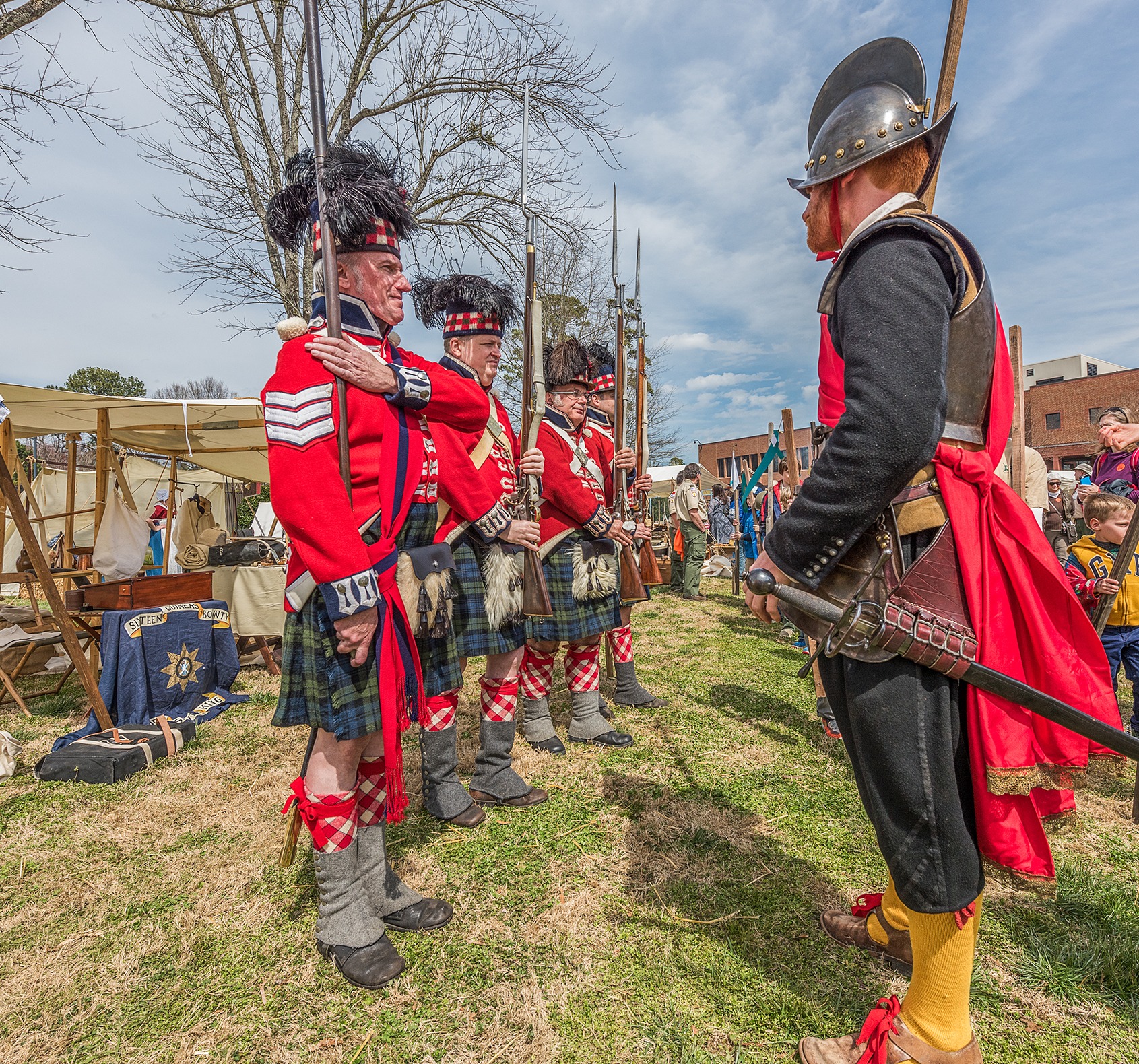 Military Through The Ages event at Jamestown Settlement