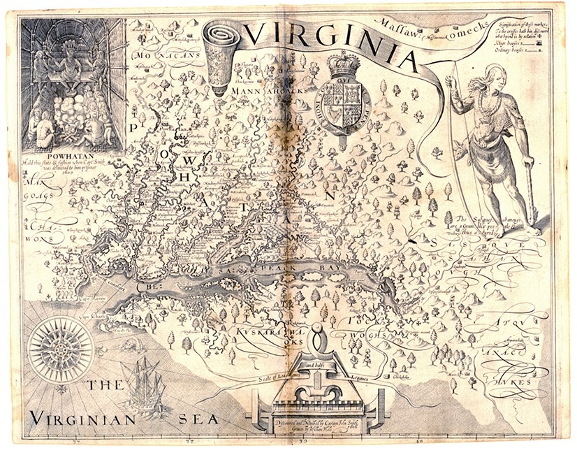 1612 Map of Virginia